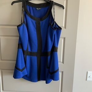 City Chic sleeveless peplum